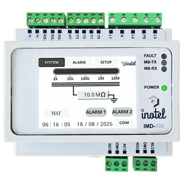 imd100 izolasyon izleme rölesi inotel elektrik